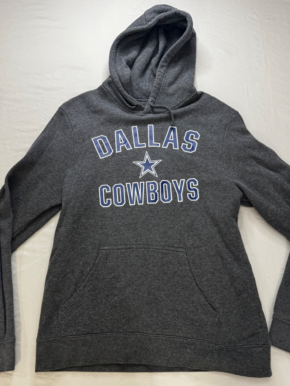 Fanatics Dallas Cowboys Hoodie Men’s L Gray NFL Football Sportcore